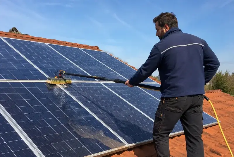 Nettoyage et entretien de panneaux solaires à Renage